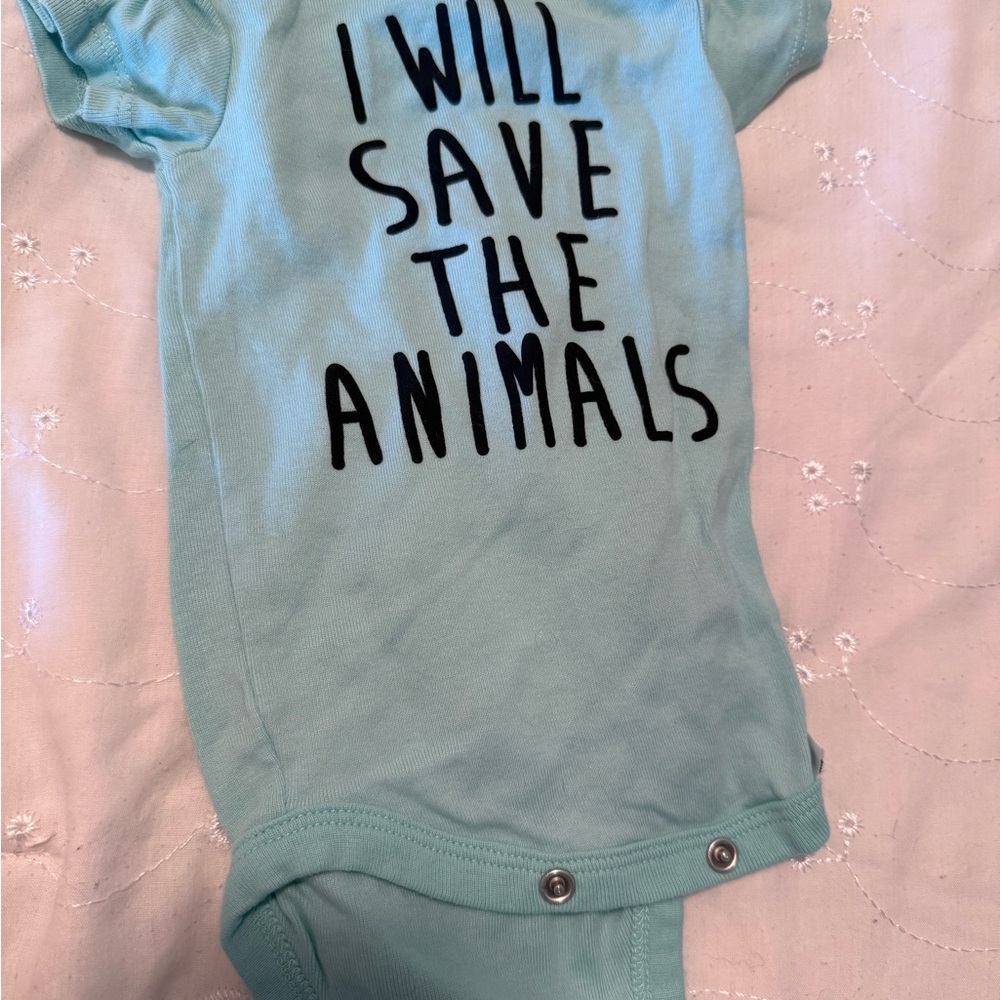 Eco-Friendly Kids Bodysuit - Teal